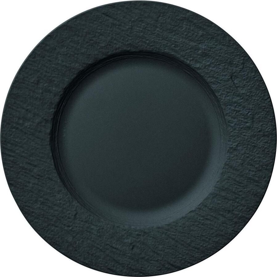 Villeroy & Boch Ontbijtbord Dessertbord Manufacture Rock Zwart ø 22 cm