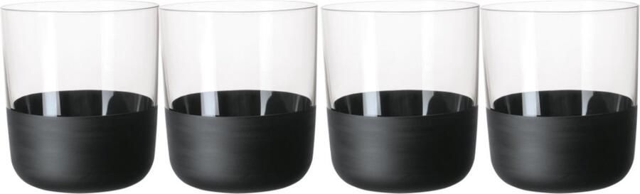 Villeroy & Boch Manufacture Rock Whiskybeker Set 4-delig 250 ml
