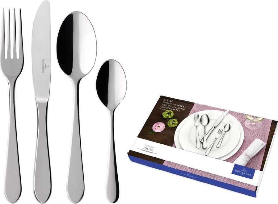 Villeroy & Boch Oscar Bestekcassette 30 delig 44 x 28 x 5 cm