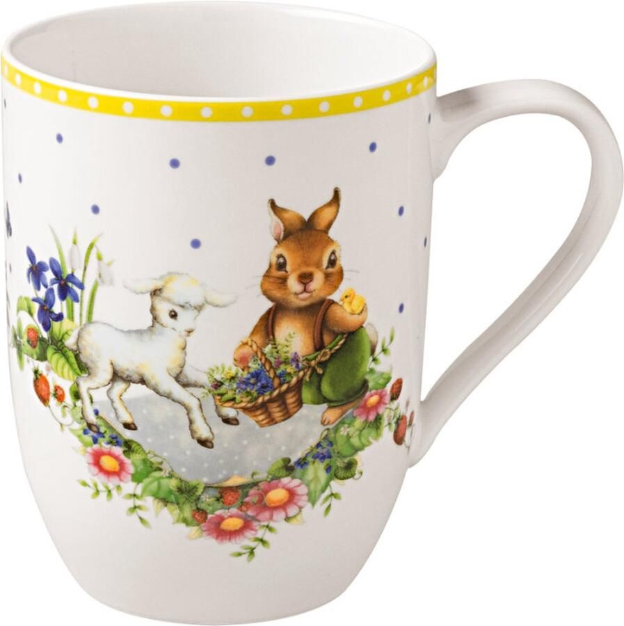 Villeroy & Boch Spring Awakening Beker met handvat Opa Hans & Paul 0 37 L