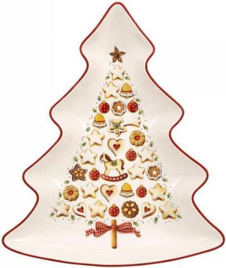 Villeroy & Boch Winter Bakery Delight Schaal kerstboom groot 26 5cm