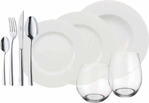 Villeroy & Boch Wonderful World White Serviesset 4 personen 36stuks