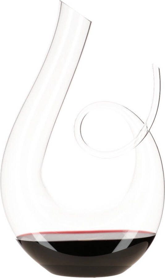 Vinata Calabria decanter 1.5 Liter Karaf kristal Wijn decanteerder Handgemaakte wijn beluchter