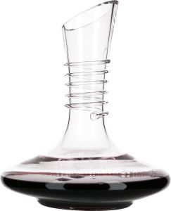 Vinata Decanter Milano 1.8 Liter Karaf Kristal Wijn Decanteerder Handgemaakte Wijn Beluchter