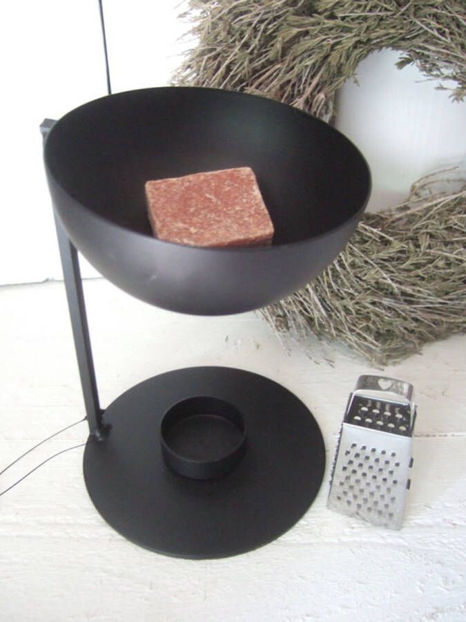 Vintage & More Giftset geurbrander bowl amberblokje en minirasp