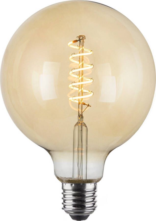 Vintlux E27 dimbare LED filamentlamp 4W G125 265lm 2200K Karu Globe XL Gold