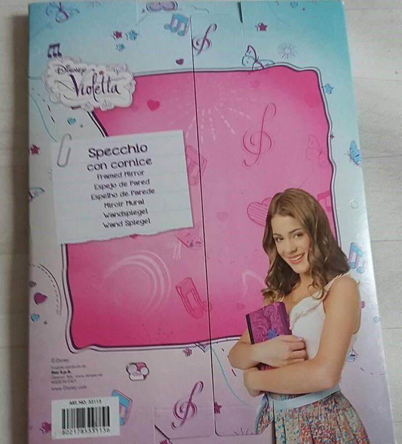 Violetta Spiegel In Houten Lijst Spiegel -x- Roze
