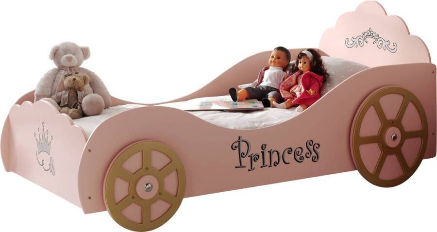 Vipack Autobed Princess Pinky 90x200 Roze