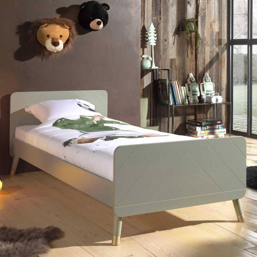 Vipack Kinderbed Billy eenpersoonsbed 90 200 incl. lattenbodem modern design