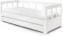 Vipack Bed Pino Hoogslaper met spijlen LF 90x200 cm uittrekbaar tot 180x200 cm - Thumbnail 1