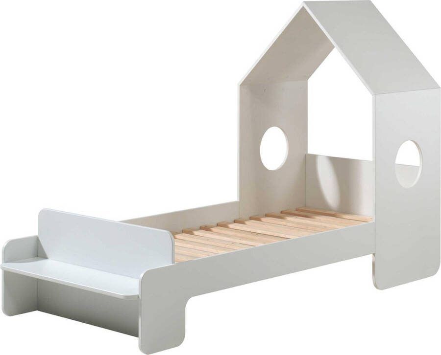 Vipack huisbed Casimi wit 90x200 cm Leen Bakker