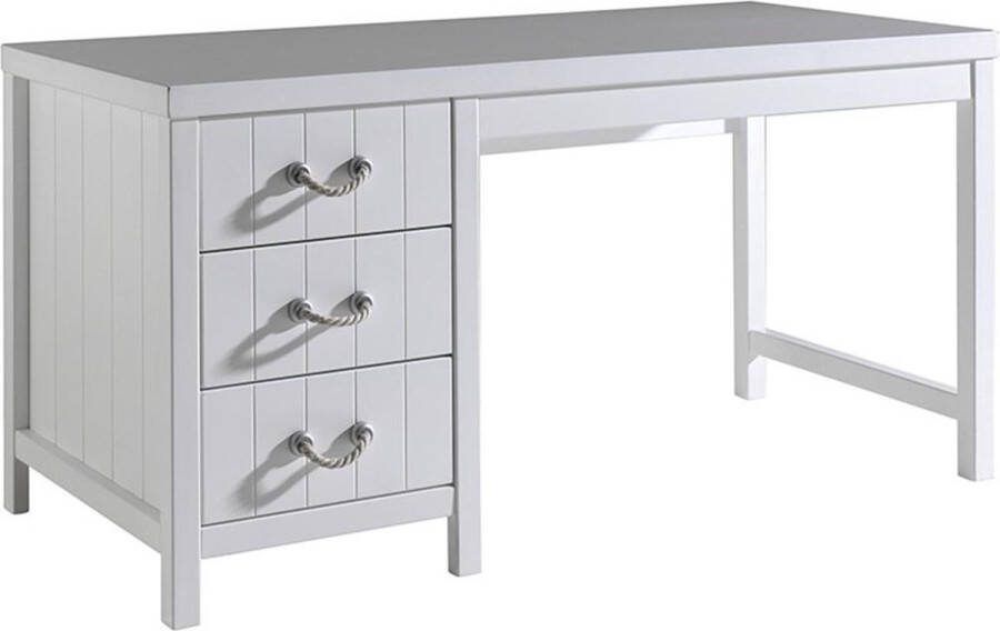 Vipack kinderbureau Lewis wit 75x150x70 cm Leen Bakker