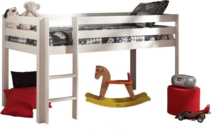 Vipack halfhoogslaper Pino wit 114x105 3x209 3 cm Leen Bakker