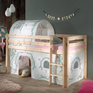 Vipack Halfhoogslaper Charlotte met bedtent & bedtunnel Birdy natuur