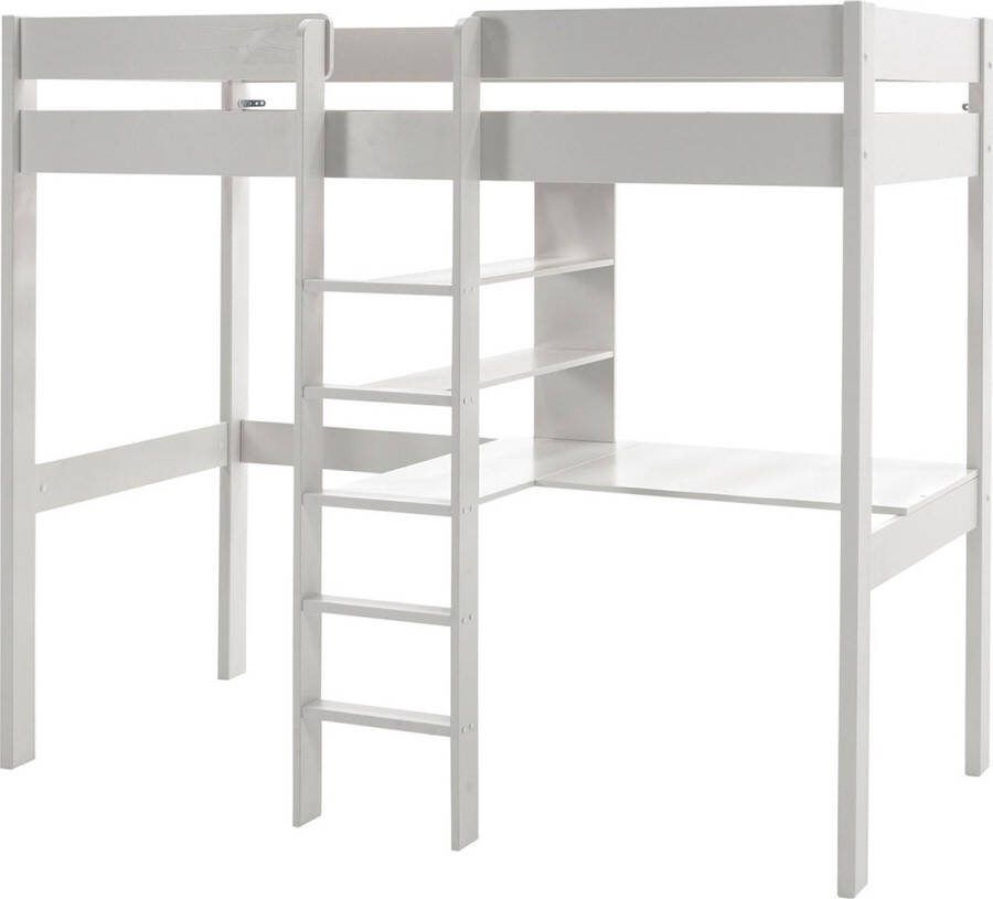 Vipack Hoogslaper PINO met schrijfblad en rek
