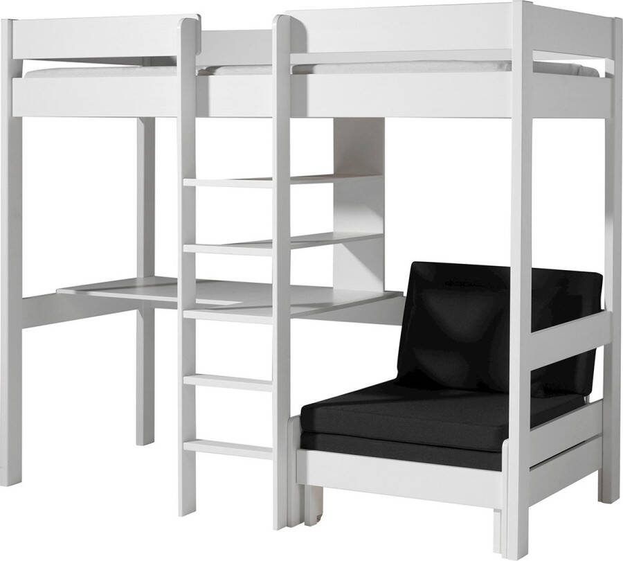 Vipack Hoogslaper Pino massief dennenhout veel functionaliteit op kleine ruimte Made in Europe