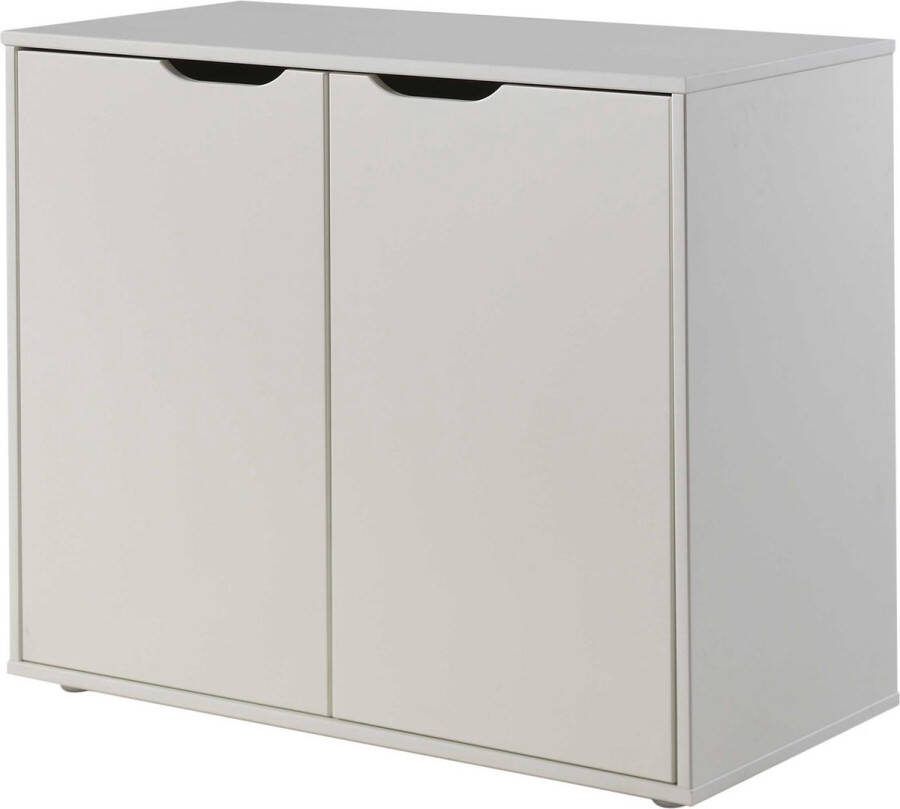 Vipack -Kastje-Pino-met-2-deuren-hout-wit