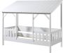 Vipack Bed Huisbed inclusief 3 dakpanelen 90 x 200 cm wit - Thumbnail 1