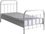 Vipack New York Kinderbed Metalen Bedframe met Lattenbodem 120x200 cm Wit - Thumbnail 1