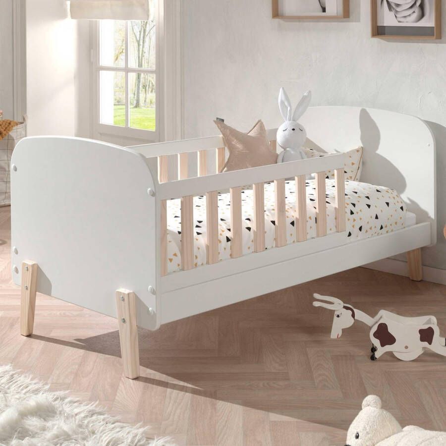 Vipack Kinderledikant Kiddy incl. lattenbodem lage instaphoogte stevig gebouwd