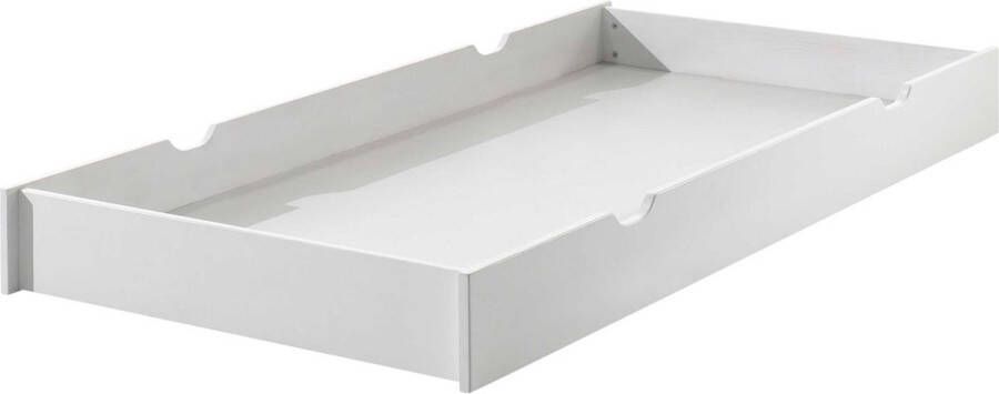 Vipack rolbed Erik op wielen wit 18 5x94x199 cm Leen Bakker