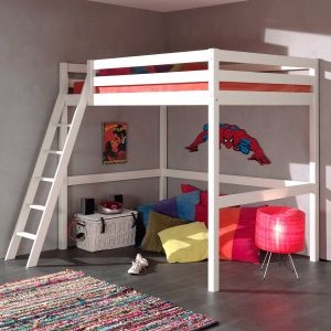 Vipack hoogslaper Pino wit 209x215x190 cm Leen Bakker