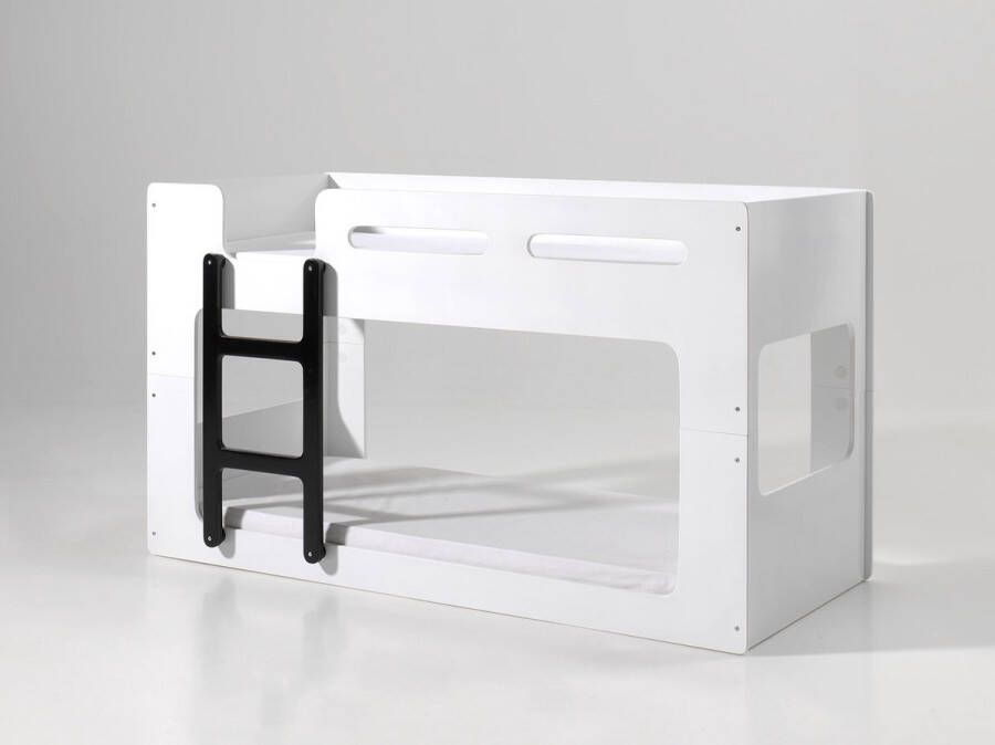 Vipack Hoogslaper Luca slaapoppervlak boven 90 200 moderne tijdloze look incl. bodemplaten voor de matrassen met afstand voor ventilatie - Foto 2