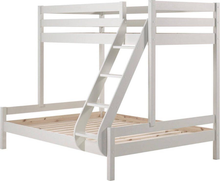 Vipack stapelbed Pino wit 207 5x157 5x166 8 cm Leen Bakker
