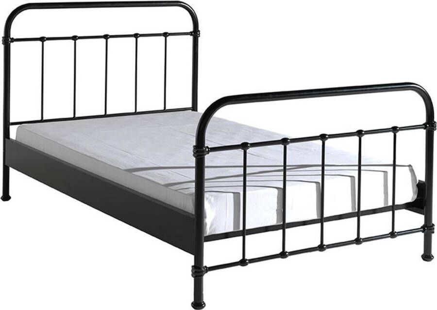 Vipack 1-persoonsledikant New York bedframe metaal poedergecoat in tijdloos ontwerp