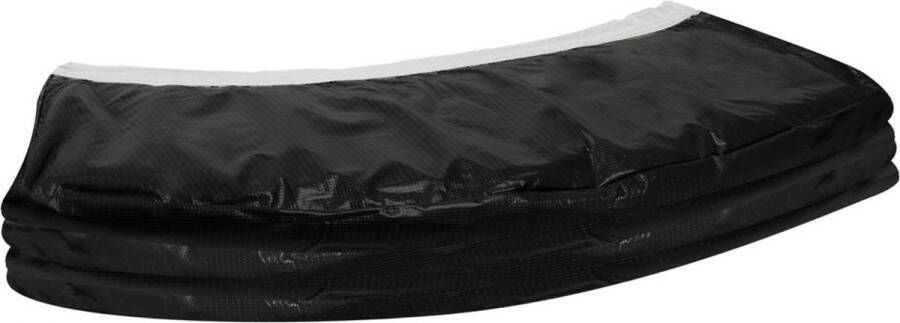 Virtufit Beschermrand Trampolinerand Zwart Wit 20 mm dik Ø251 cm Beschermrand Trampoline UV en Waterbestendig PVC