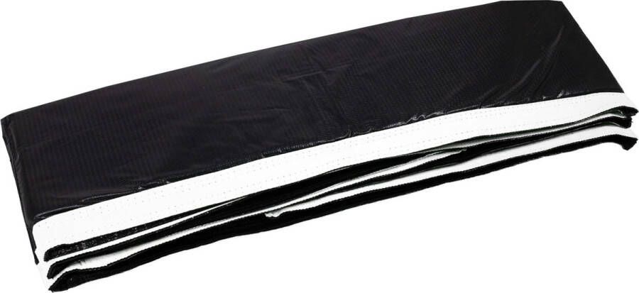 Virtufit Inground Trampoline Beschermrand Zwart Wit Rechthoekig 244 x 366 cm 25mm dik Beschermrand Trampoline UV en Waterbestendig PVC