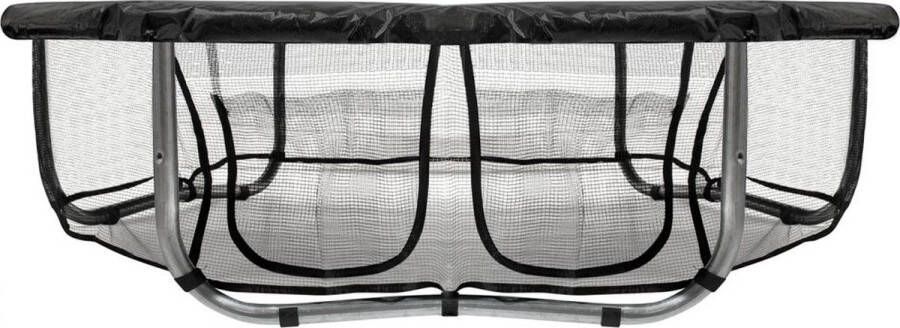 Virtufit Trampolinerok met Opbergvak Veiligheidsnet 213 x 305 cm
