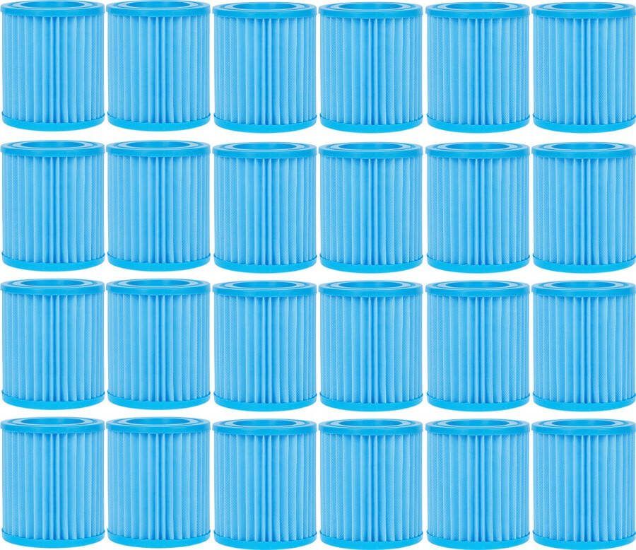 Virtufit Voordeelbox Anti Bacteriële Cartridge Filterpomp Type H 24x Zwembadpomp Zwembadpompen Zwembad onderhoud Filter Cartridge