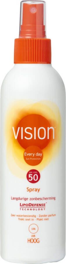 Vision Every Day Sun Protection Zonnebrand Spray SPF 50 180 ml