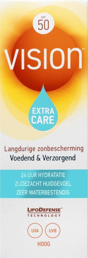 Vision Extra Care SPF 50 Zonnebrand Factor 50 180 ml