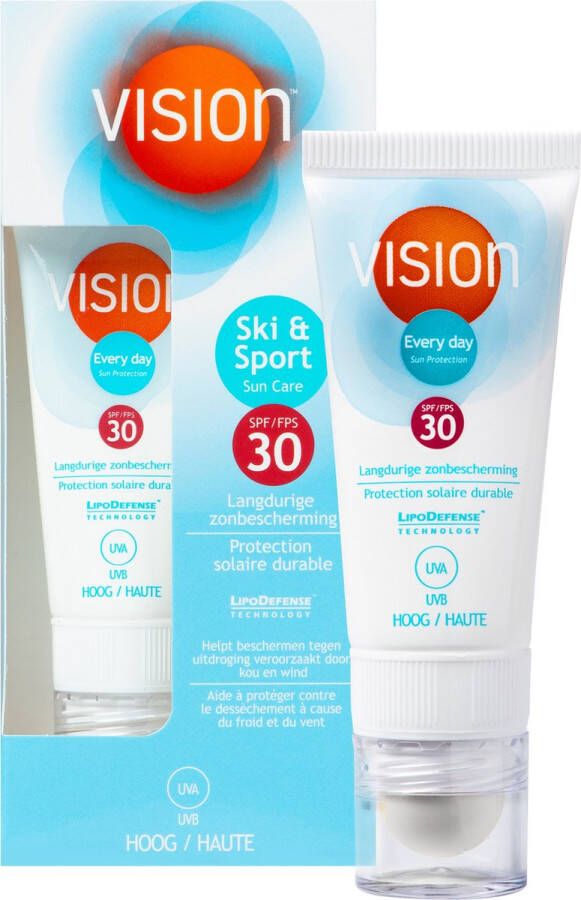 Vision Ski & Sport 2-in-1 Zonnebrand SPF 30 20 ml