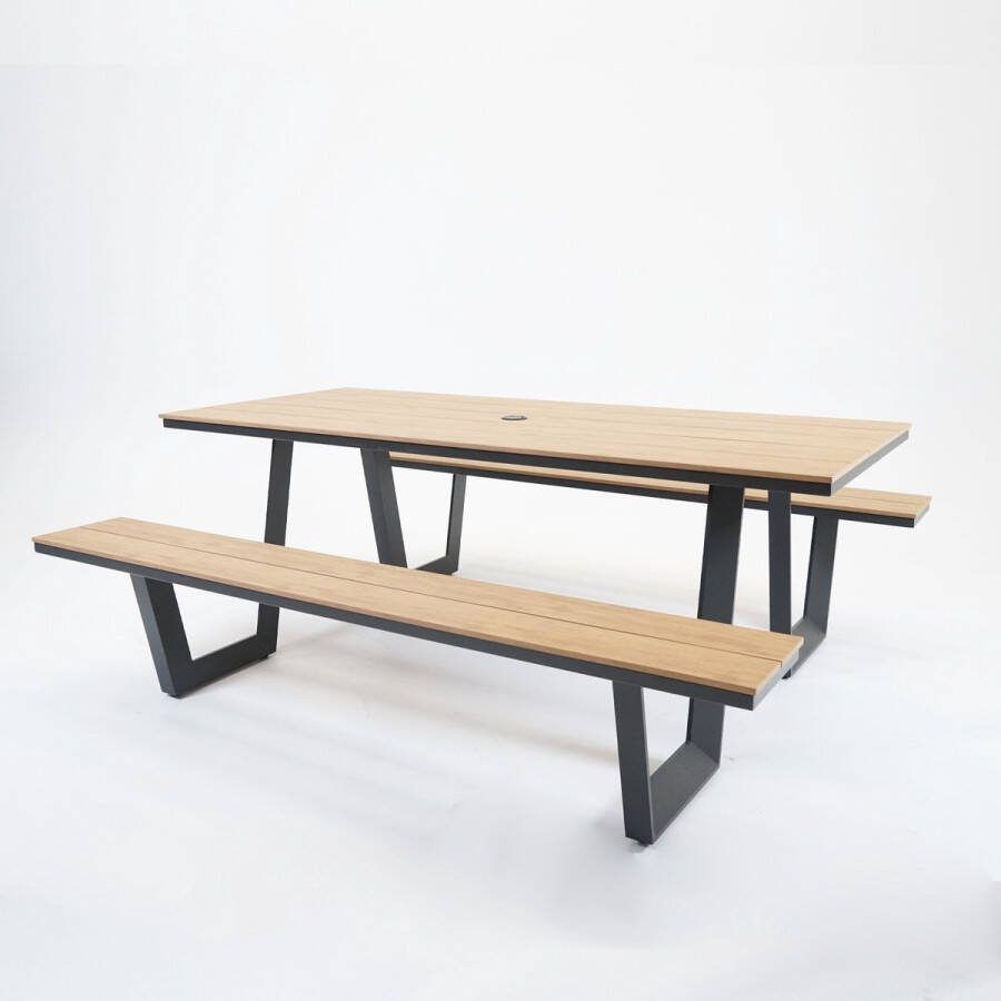 VITA Massa rechthoekige picknicktafel