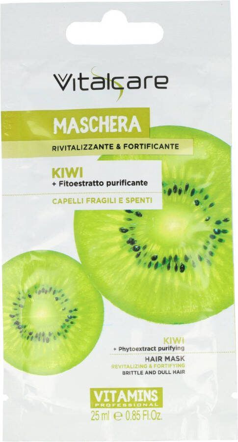 VitalCare Haarmasker Vitamins Broos en Dof Haar Kiwi