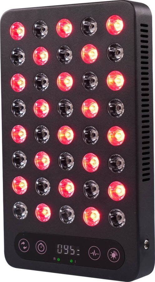 VitalWave Rood Licht Therapie Lamp 660nm & 850nm Infraroodlamp voor Diepe Huidpenetratie Red Light Therapy voor Spierherstel en Huidverjonging