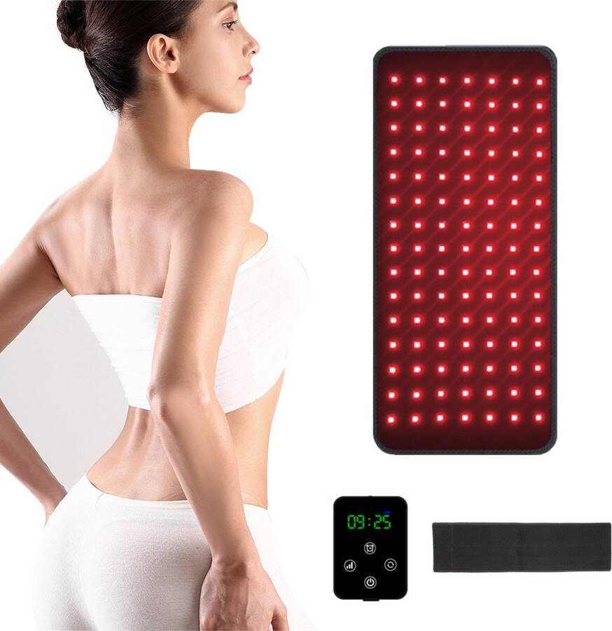 VitalWave Rood Licht Therapie Riem verlicht rugpijn herstelt knie- rug- en schouder blessures infraroodlamp red light therapy