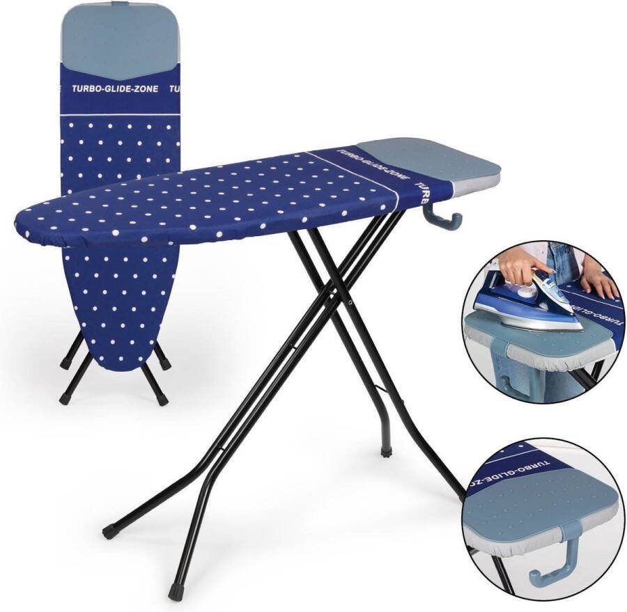 Vitapur Strijkplank Ironing board Strijkplanken Strijkijzer plank 123 x 40 cm IronPro