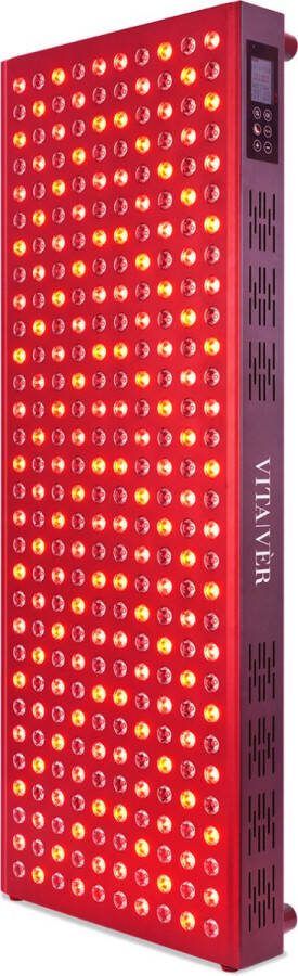 VITAVÈR LED infrarood lamp Y-Elite Lichttherapie lamp Rood lichttherapie Zwart
