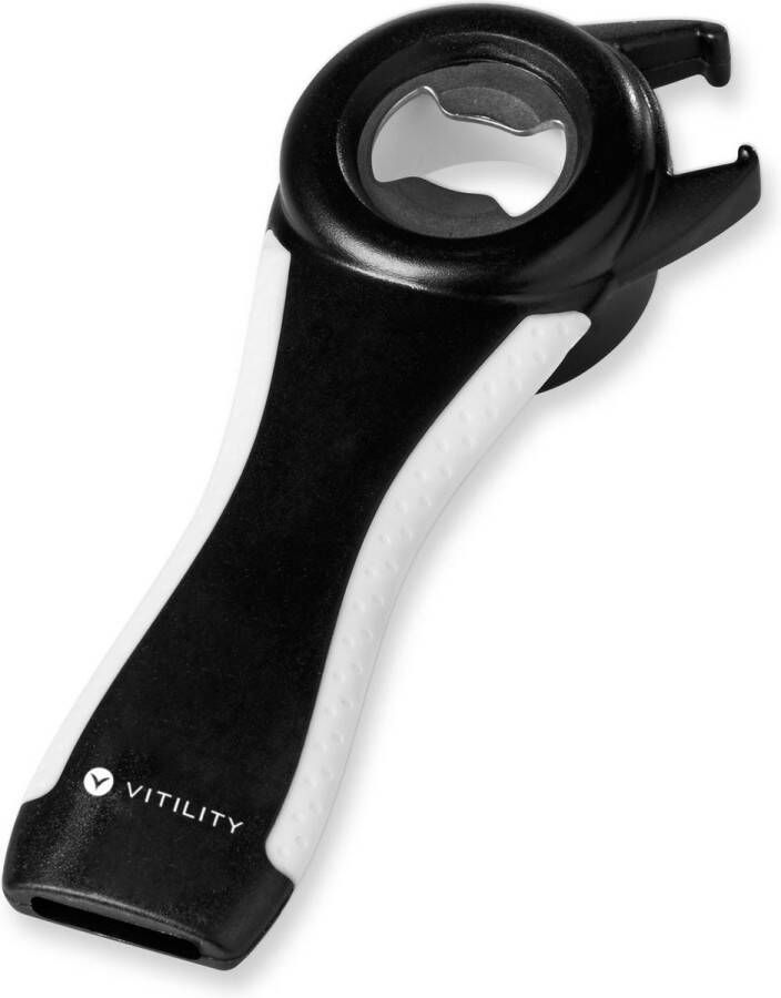 Vitility 5-in-1 Opener Ergonomisch handvat Blikjes flesjes draaidoppen kurken opener voor ouderen