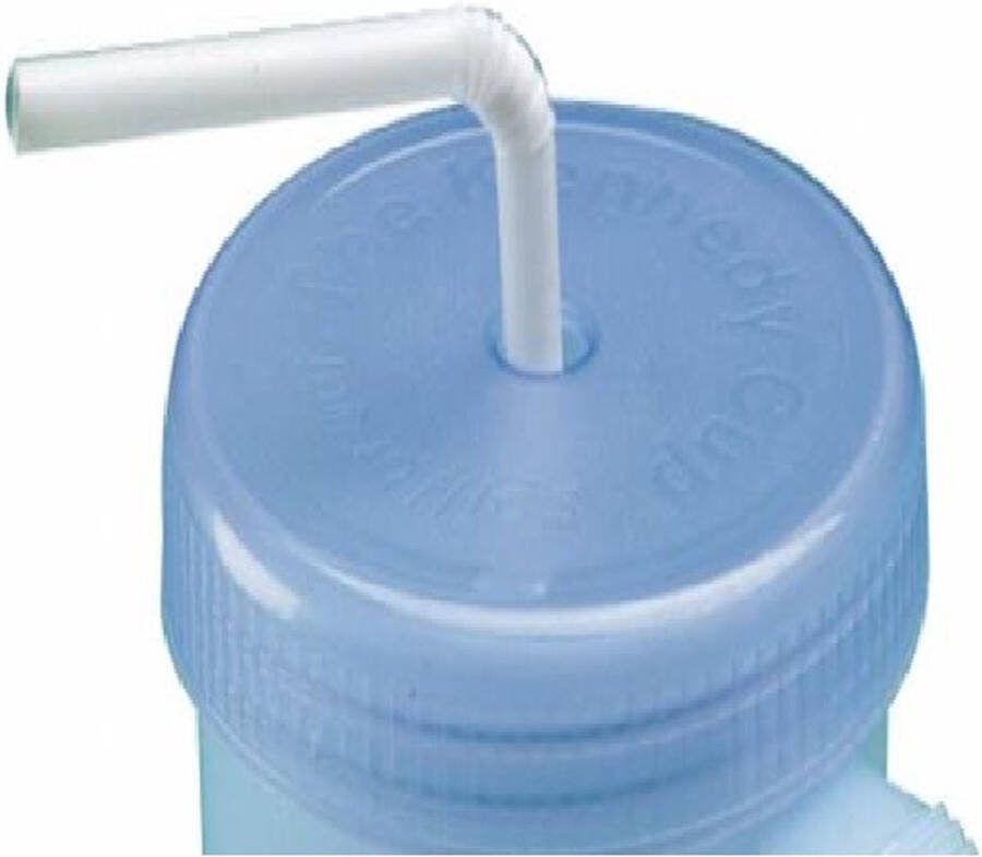 Vitility Kennedy blauwe deksel voor drinkbeker 6 stuks