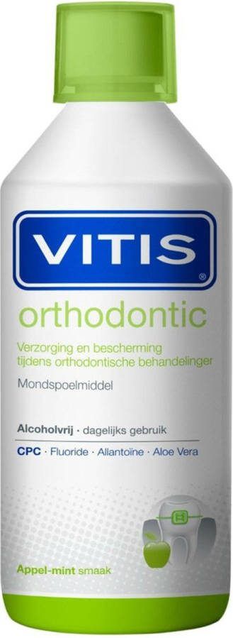 Vitis Orthodontic Mondwater 3 x 500 ml Voordeelverpakking