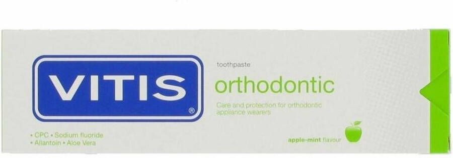 Vitis Orthodontic Tandpasta 4 x 75 ml Voordeelverpakking