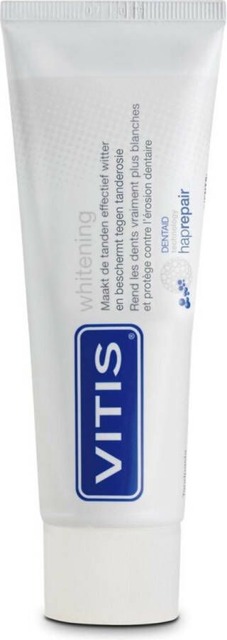 Vitis Whitening Tandpasta 12 x 75 ml Voordeelverpakking