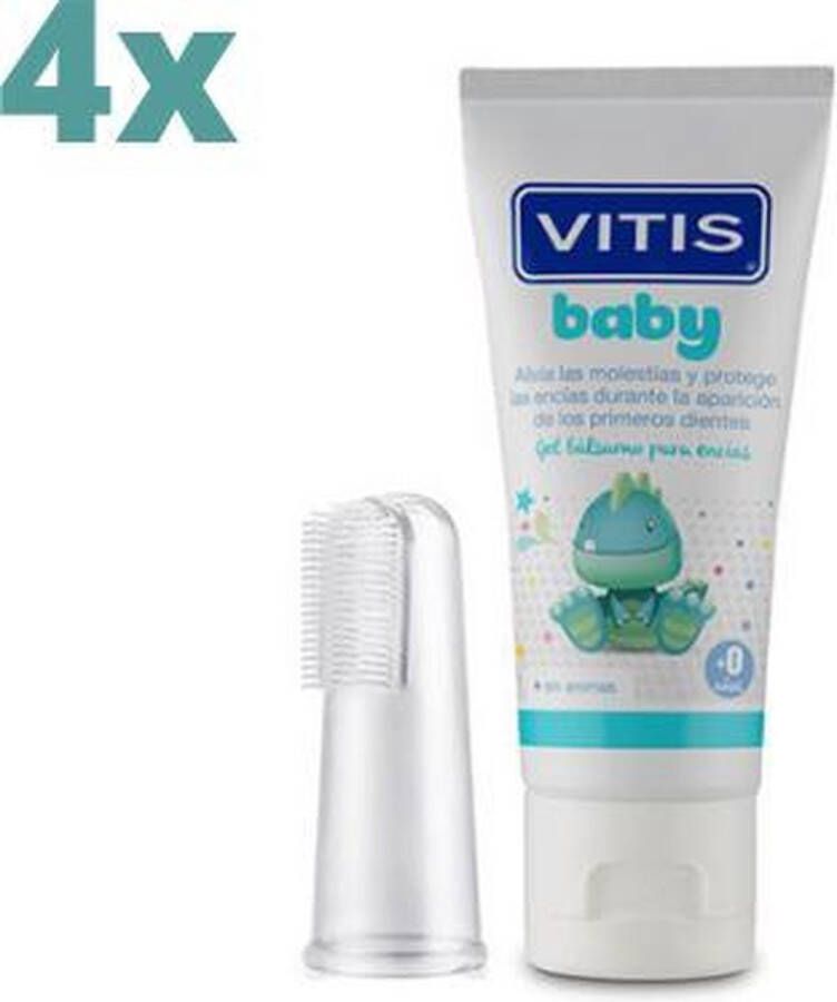 Vitis Baby Tandgel 4 x 30 ml Voordeelverpakking