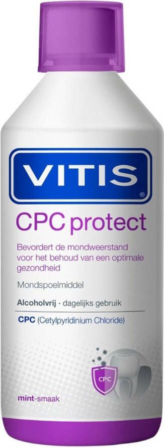 Vitis CPC Protect Mondwater 3 x 500 ml Voordeelverpakking