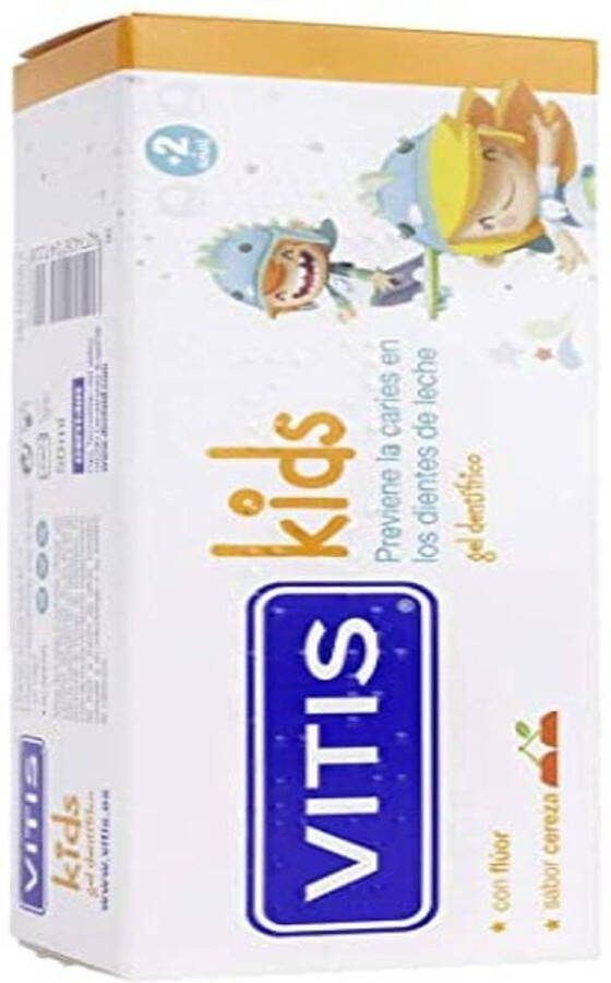 Vitis Kids Toothpaste Gel With Fluoride #cherry 50 Ml